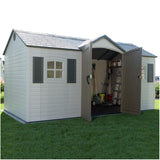 15' x 8' Storage Shed - Desert Tan