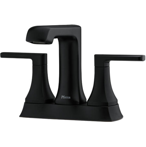 Penn 2 Handle Centerset Lavatory Faucet - Matte Black