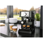 Stilosa Manual Espresso Maker (EC260) - Black, 1100W