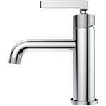 Indy Single Handle Lavatory Faucet with Knurled Accents - Chrome