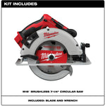 M18 18V 7-1/4" Cordless Circular Saw - Brushless, Tool Only