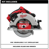 M18 18V 7-1/4" Cordless Circular Saw - Brushless, Tool Only