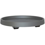 12" Planter Saucer - with Wheels, Anthracite