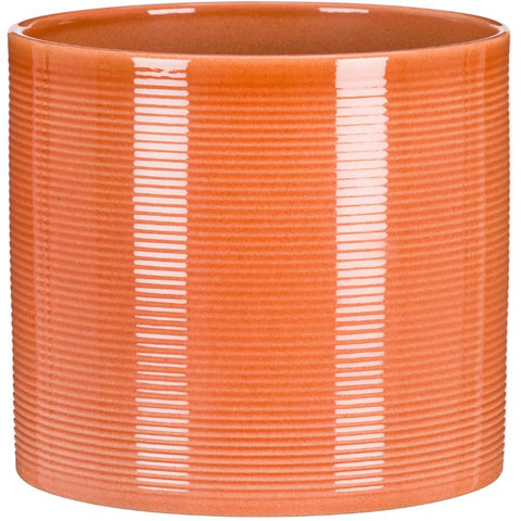 11" Papaya Fashionista Ceramic Planter