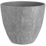 15" Bravo Polypropylene Planter - Dark Grey Slate
