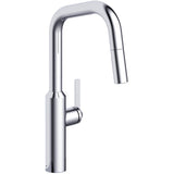 Siete Single Handle Pull-Down Kitchen Faucet - Chrome