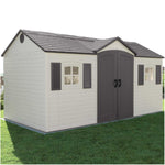 15' x 8' Storage Shed - Desert Tan