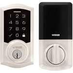 SmartCode Electronic Touchpad Deadbolt - Satin Nickel