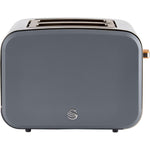 Swan Nordic 2-Slice Toaster - Grey