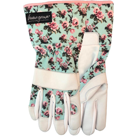 Ladies You-Grow-Girl Leather Garden Gloves - Large