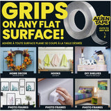 10' Multifunctional Reusable Double-Sided Tape - 3 Pack