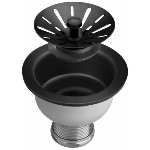 Deluxe Tapered Strainer Assembly - Matte Black