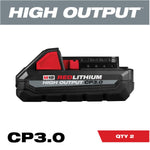 M18 18V Lithium-Ion High Output 3.0 Ah Redlithium Battery - 2 Pack