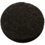 1/2" Round Medium Duty Felt Pads - 24 Pack