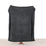 Heated Electric Throw - Dark Shadow