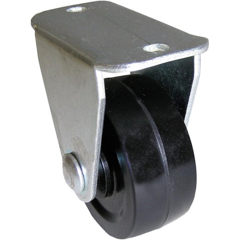 1-1/4" Rubber Rigid Plate Caster