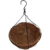 12" Hanging Wire Basket - with Coco Liner