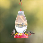 Tulip Plastic Hummingbird Feeder - 33 oz Capacity