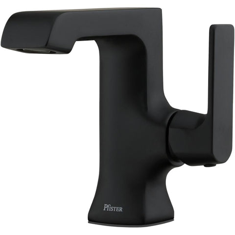 Penn Single Handle Lavatory Faucet - Matte Black