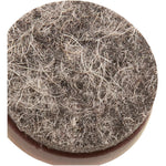 1" Nail-On Felt Pads - Brown, 8 Pack