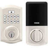 SmartCode Electronic Keypad Deadbolt - Satin Nickel