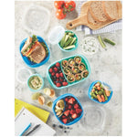 TakeAlongs On-the-Go Divided Large Rectangle Food Containers - 887 ml, 3 Pack