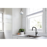 Siete Single Handle Pull-Down Kitchen Faucet - Matte Black