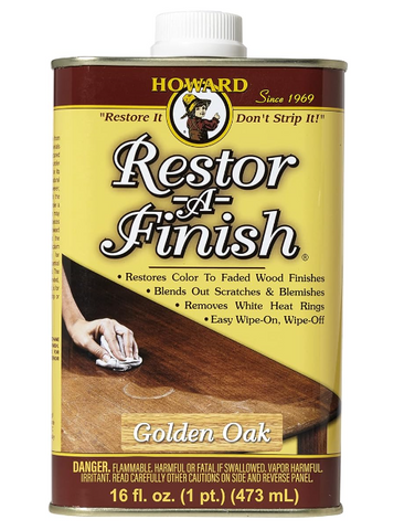 Howard RF3016 Restor-A-Finish, 16-Ounce, Golden Oak