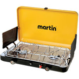 Martin 2 Burner Propane Stove Grill Gas 20 000 Btu Outdoor Trip Accessory Portable