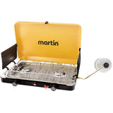 Martin 2 Burner Propane Stove Grill Gas 20 000 Btu Outdoor Trip Accessory Portable