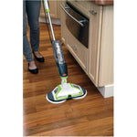 SpinWave Hard Floor Mop - with 2 Soft Touch Pads + 2 Scrubby Pads