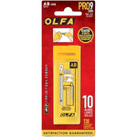 Olfa 5010 AB-10B 9mm Snap-Off Silver Blade, 10-Pack