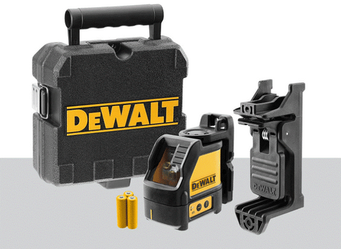 DEWALT Line Laser, Auto-nivelant, Ligne transversale, Faisceau rouge (DW088K)