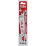 Milwaukee 48-00-5021 The Ax 6-Inch 5/8 Teeth Per Inch Sawzall Blade, 5 Pack