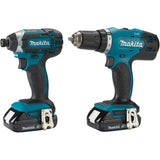 Makita DLX2141SY 18V LXT 2PC Combo 1.5Ah Kit (DDF453Z Plus DTD152Z)