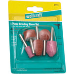 wolfcraft 2144405 Mounted Grinding Stone Set, 5-Piece