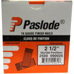 Paslode - 090025 - F16 2-1/2-Inch Galv Brad