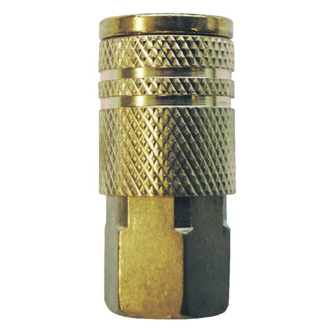 1/4" x 1/4" Female National Pipe Thread Coupler
