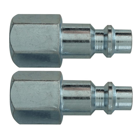 2 Pack 1/4" x 1/4" Female National Pipe Thread Coupler Plugs