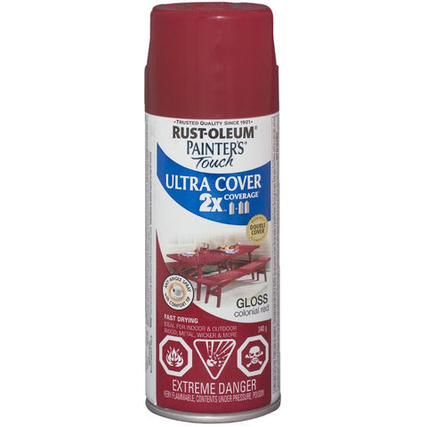 Painter's Touch 2X Ultra Cover Gloss in Colonial Red, 340g