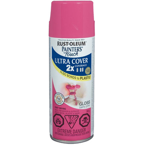 Painter's Touch 2X Ultra Cover Gloss in Berry Pink, 340g