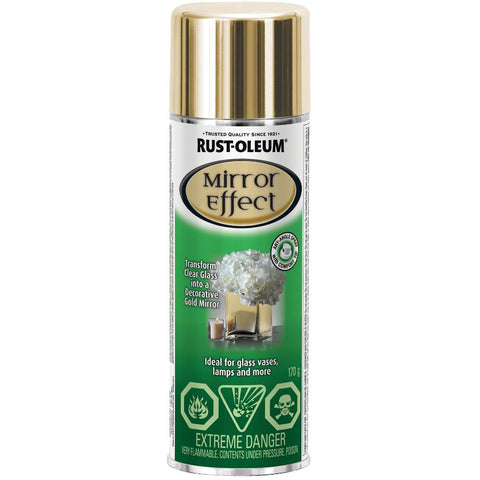 Rust-Oleum Specialty Mirror Effect Spray Paint in Gold, 170g (300711)