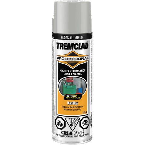 Tremclad Professional Rust Enamel & Primer in Gloss Aluminum, 397g (5707515838)