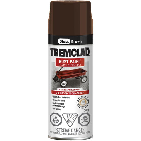 Tremclad Rust Paint in Brown, 340g (27095B522)