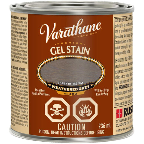 Premium Gel Stain - Weathered Grey, 236 ml