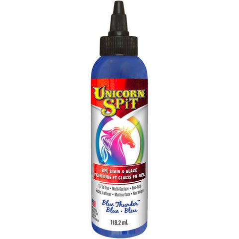 Unicorn SPiT 5770208 Thunder Stain and Glaze Paint, Blue