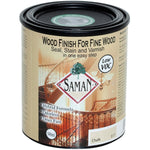 SamaN Interior One Step Wood Seal, Stain and Varnish �Oil Based Odorless Dye & Protection for Furniture, Fine Wood & Floors (Chalk SAM-317, 32 oz), 946 ml