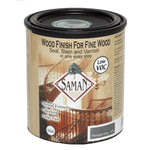 SamaN SAM-319-1L Interior One Step Wood Seal, Stain and Varnish �Oil Based Odorless Dye & Protection for Furniture, Fine Wood & Floors (Prestige Grey SAM-319, 32 oz)