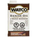 RUST-OLEUM 65141 Watco Quart Golden Oak Danish Oil Finish