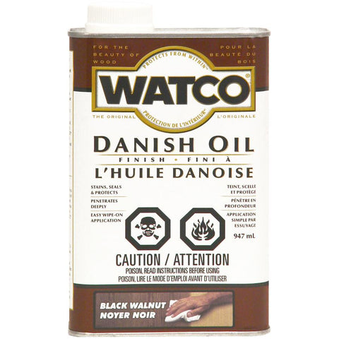 RUST-OLEUM 65341 Watco Quart Black Walnut Danish Oil Finish